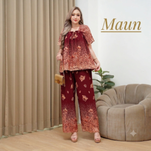 Setelan Fuji Wanita Rayon Premium - Nyaman, Adem, Busui Friendly