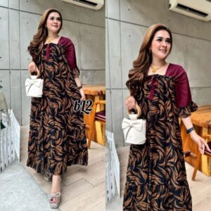 Daster Fuji Kombinasi Ld120 Pb130 bahan Rayon Adem